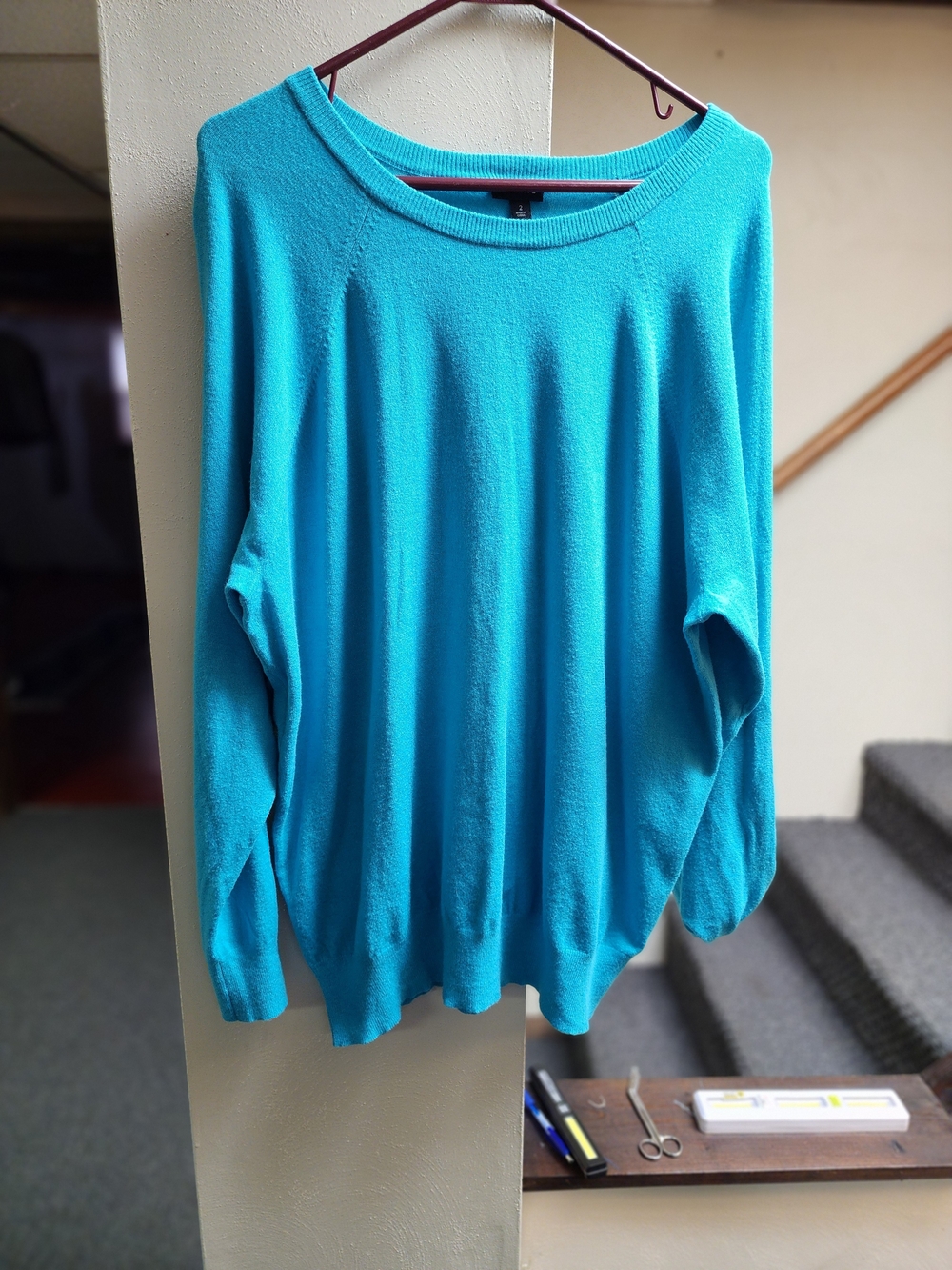 torrid 2x Turquoise Crewneck Sweater - Lightweight Knit
